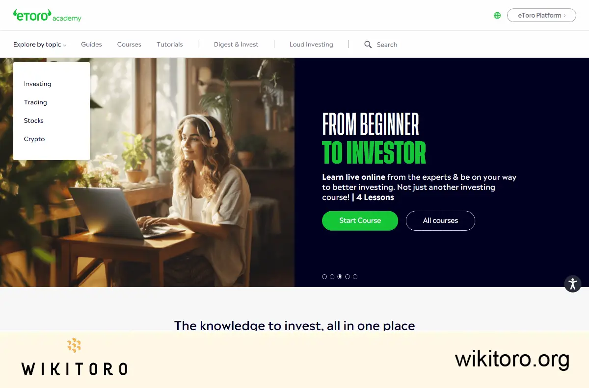 La nuova eToro Academy